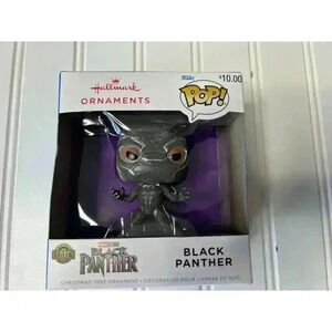 Funko Pop Black Panther Hallmark Ornament Marvel Studios Christmas NEW